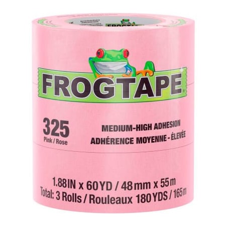 Shurtape FrogTape FrogTape Performance Grade High Temp Masking Tape, Pink, 48mm x 55m -Case of 24 105335